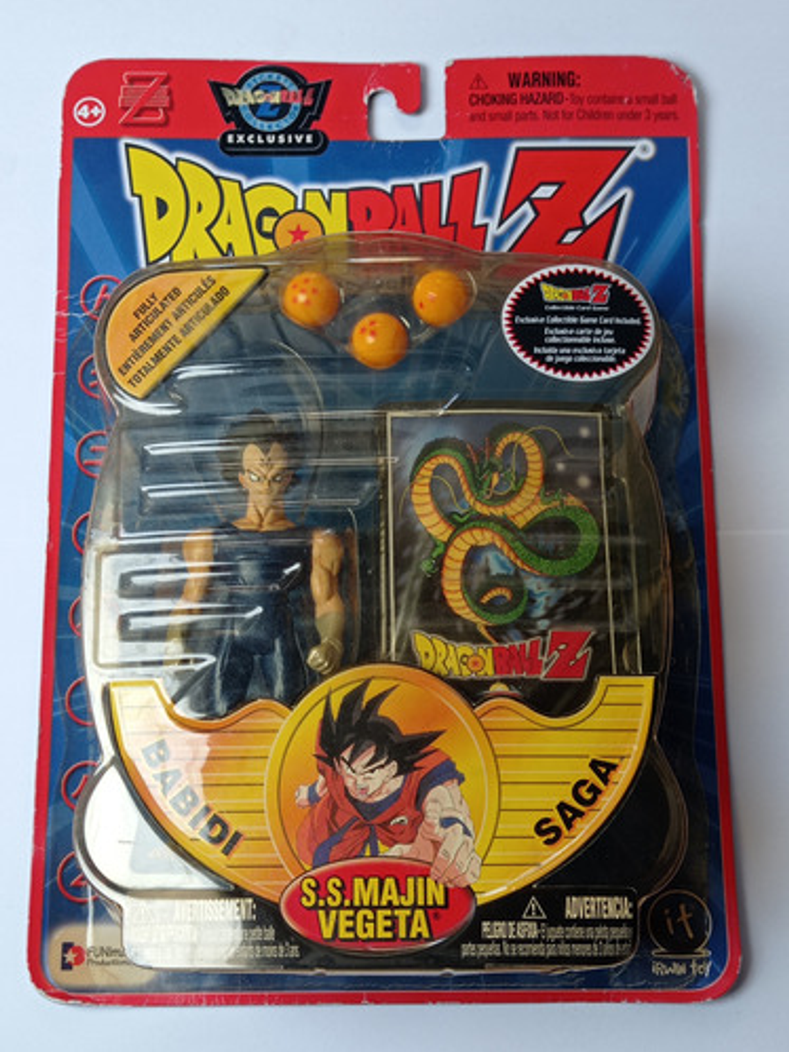 S.s. Majin Vegeta 2001 Dragon Ball Z Irwin Toys Babidi Saga 1