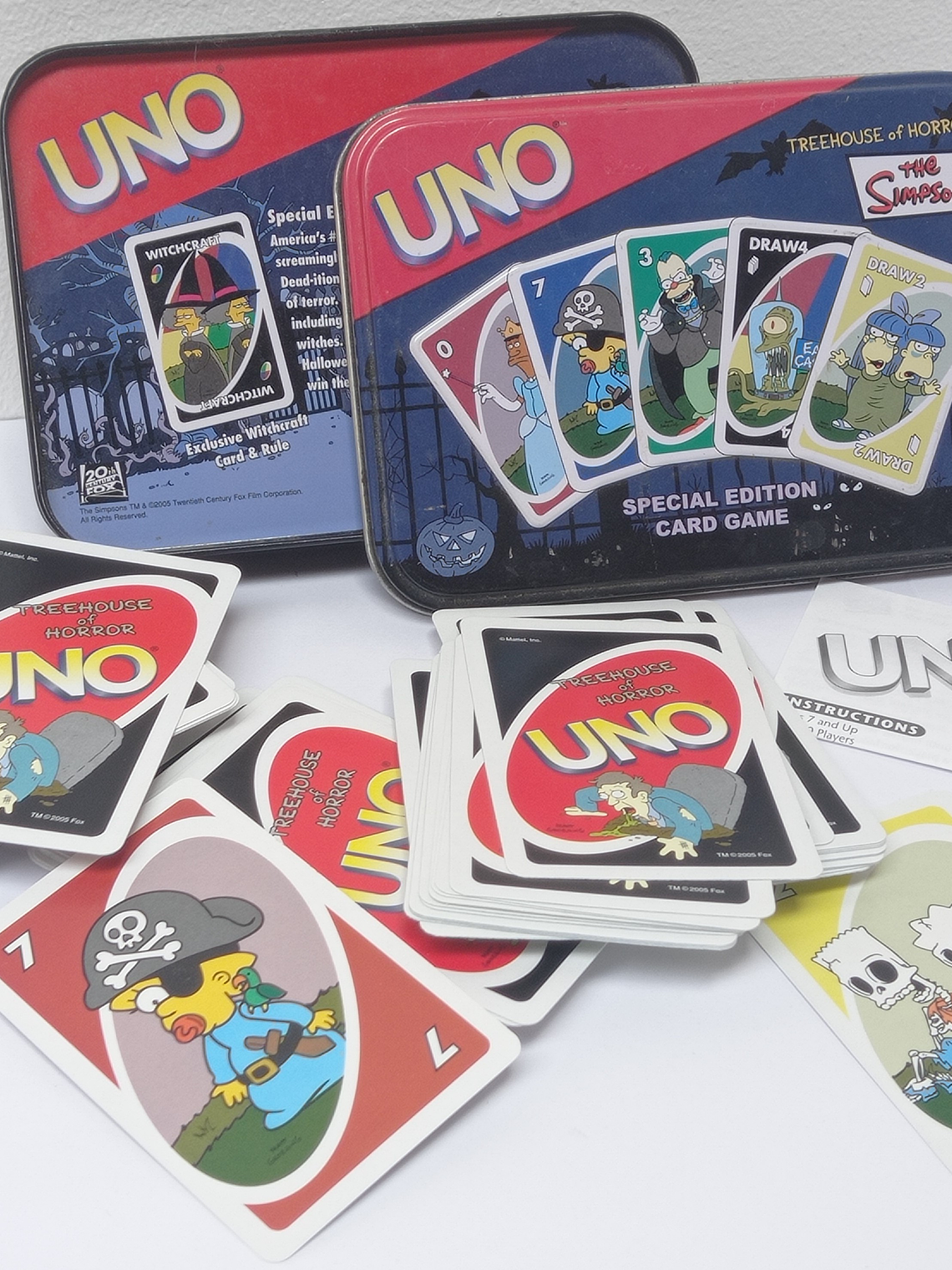 Juego de Cartas UNO Simpsons Treehouse of Horror 2005 Special Ed. 1