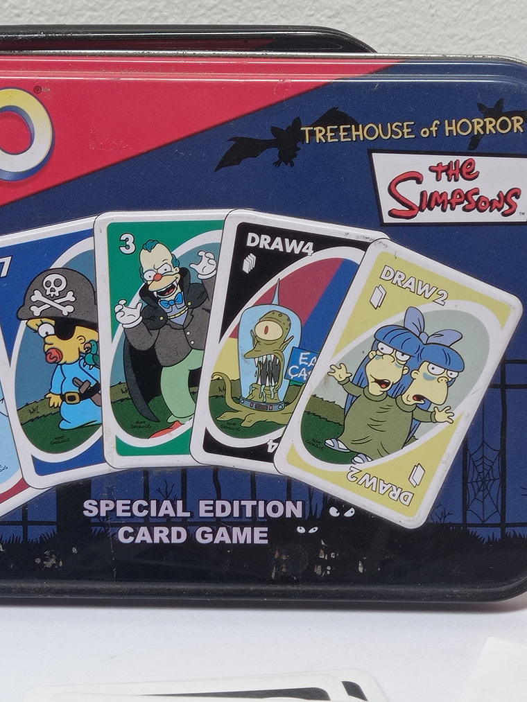 Juego de Cartas UNO Simpsons Treehouse of Horror 2005 Special Ed. 2