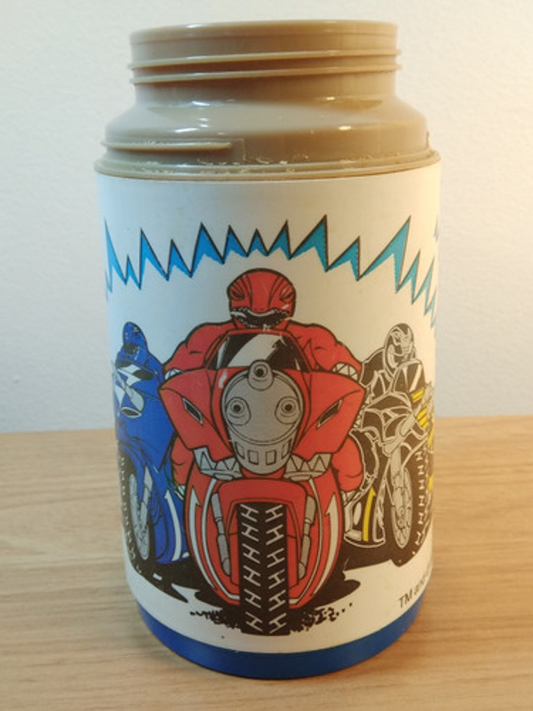 Power Rangers 1994 Pink Ranger Termo Aladdin Thermos Pink 3