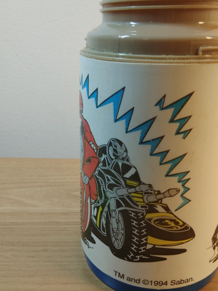 Power Rangers 1994 Pink Ranger Termo Aladdin Thermos Pink 9
