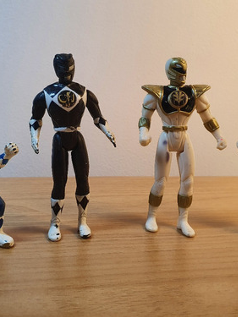 Power Rangers 4x Figuras Minis 1995 Saban 1