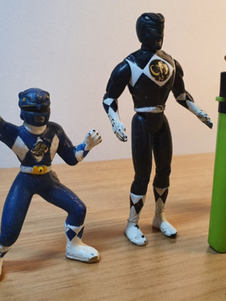 Power Rangers 4x Figuras Minis 1995 Saban 3