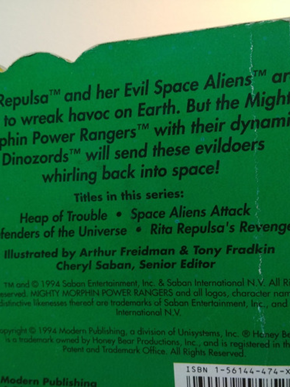 Power Rangers Libro Space Aliens Attack Aprender Ingles 5