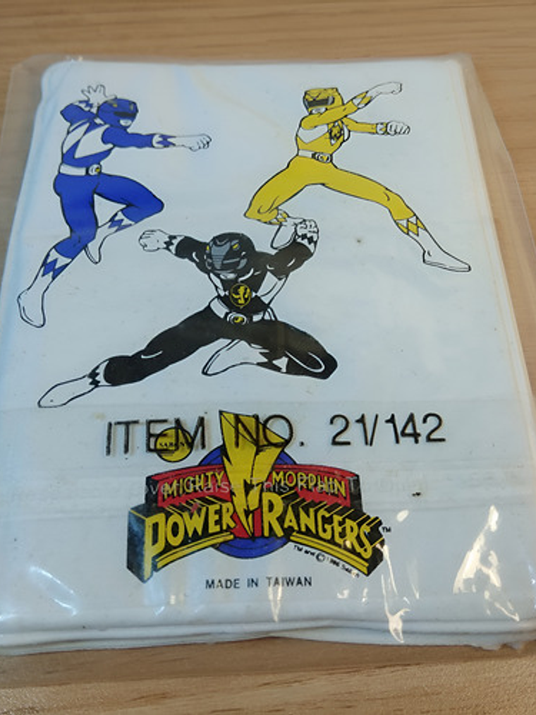 Power Rangers Libreta De Números 1996 Saban 1