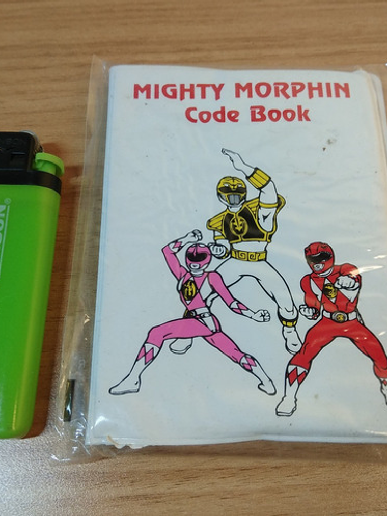 Power Rangers Libreta De Números 1996 Saban 4