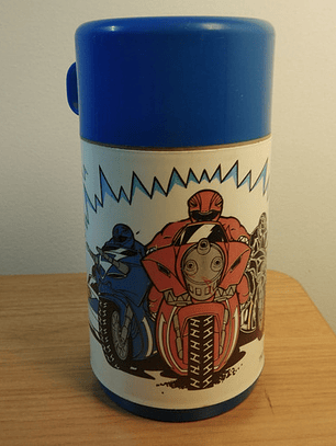 Power Rangers 1994 Red Ranger Termo Aladdin Thermos Rojo Y A