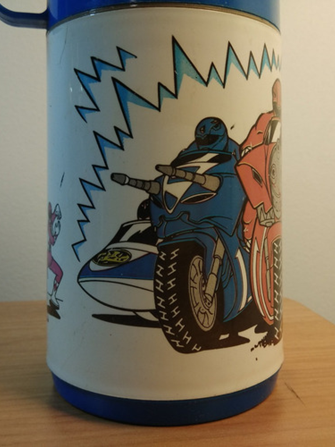 Power Rangers 1994 Red Ranger Termo Aladdin Thermos Rojo Y A 2