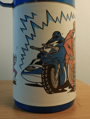 Power Rangers 1994 Red Ranger Termo Aladdin Thermos Rojo Y A