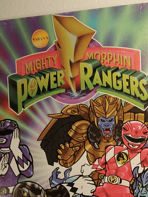 Power Rangers Carpeta Ligera 1993