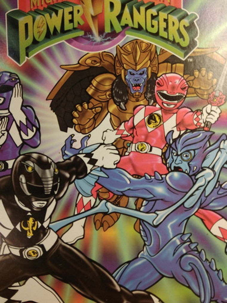 Power Rangers Carpeta Ligera 1993 3