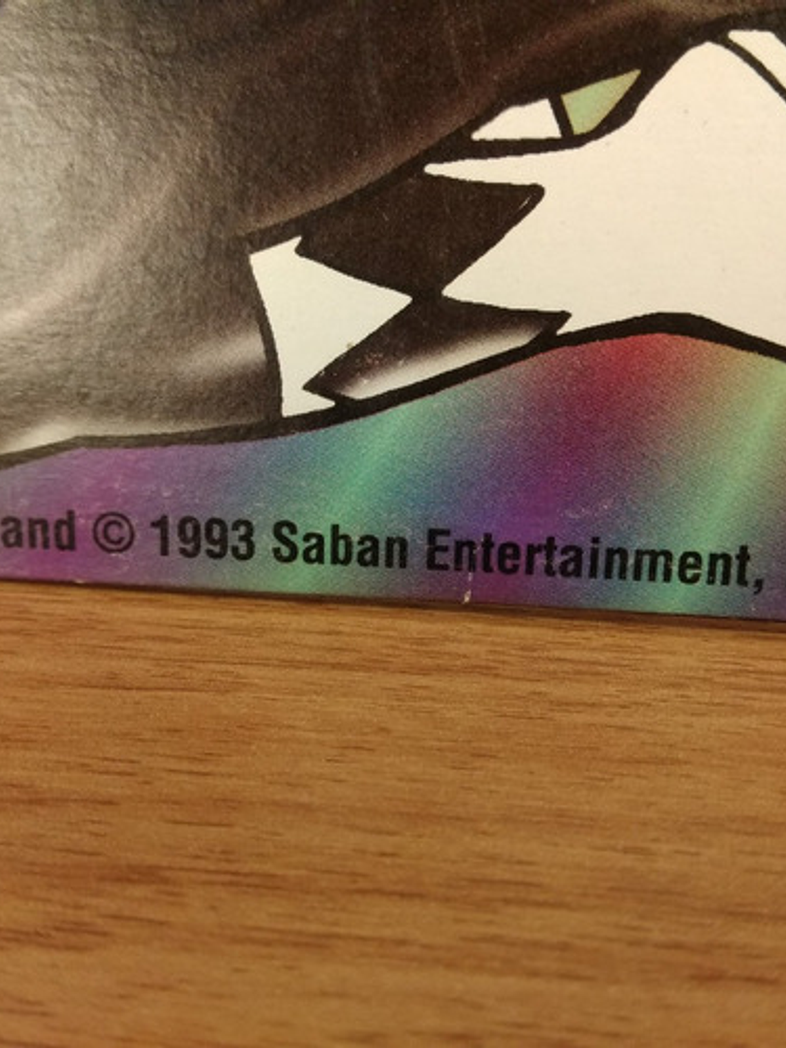 Power Rangers Carpeta Ligera 1993 5