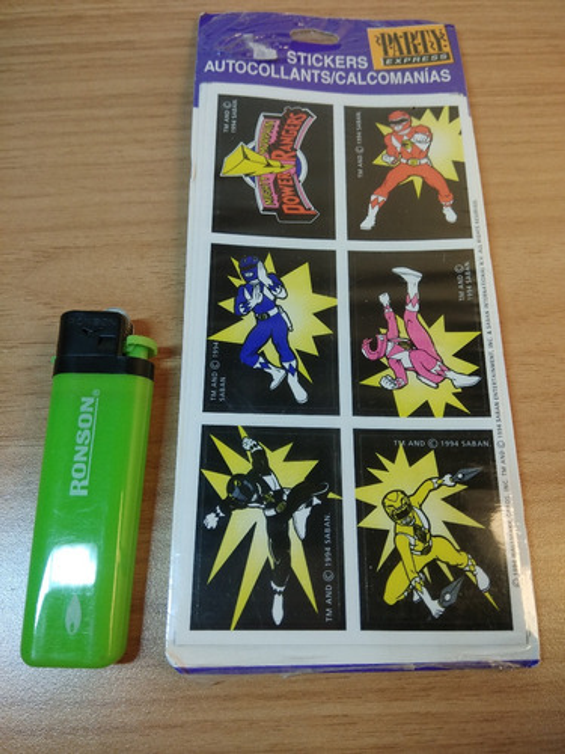 Power Rangers Stickers Saban 1994 2
