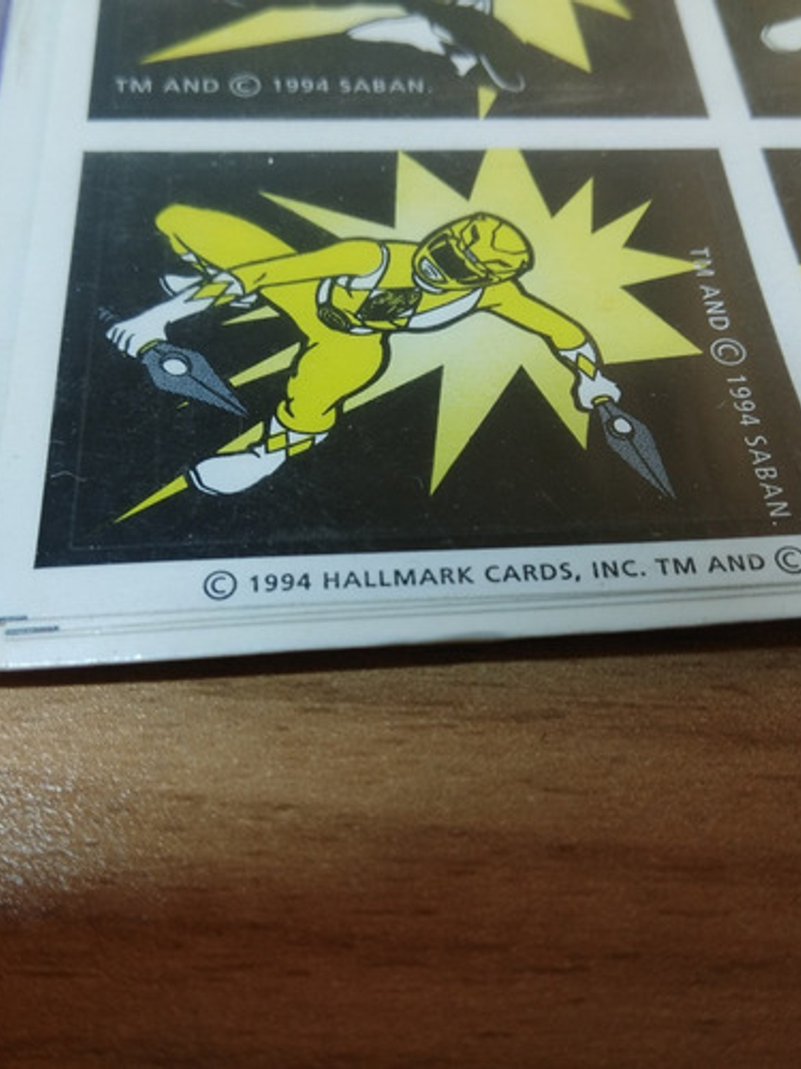 Power Rangers Stickers Saban 1994 6