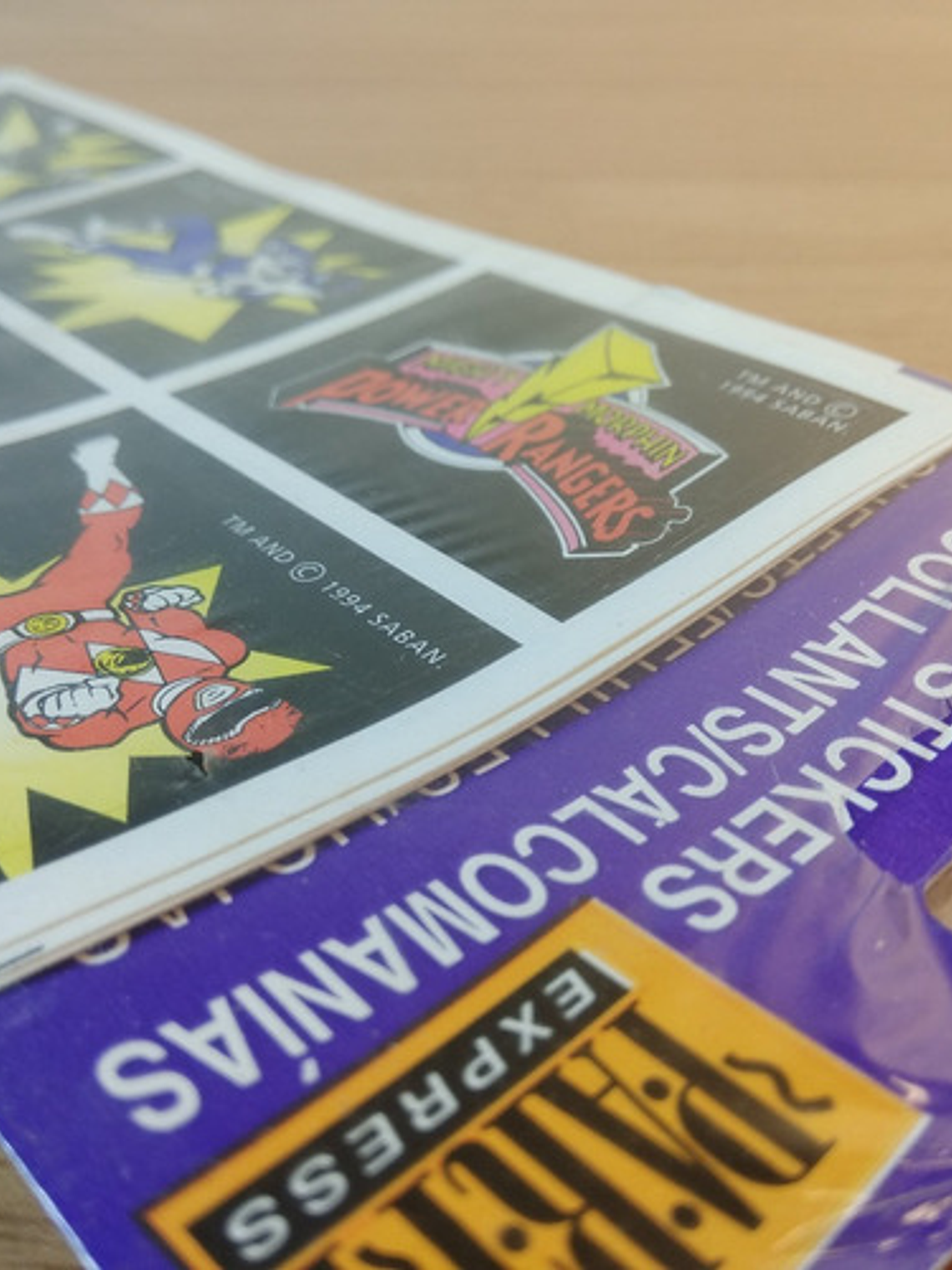 Power Rangers Stickers Saban 1994 7