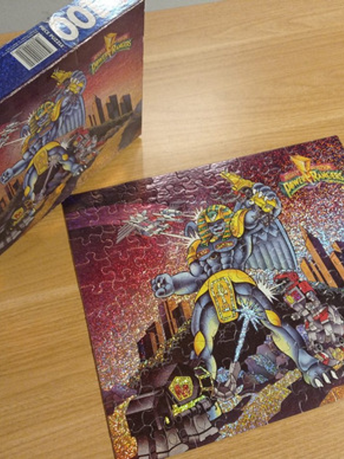 Puzzle Power Rangers 1994 King Sphinx 100 Pzs Completo Holog 1