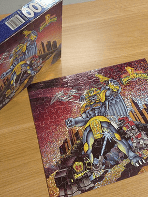 Puzzle Power Rangers 1994 King Sphinx 100 Pzs Completo Holog