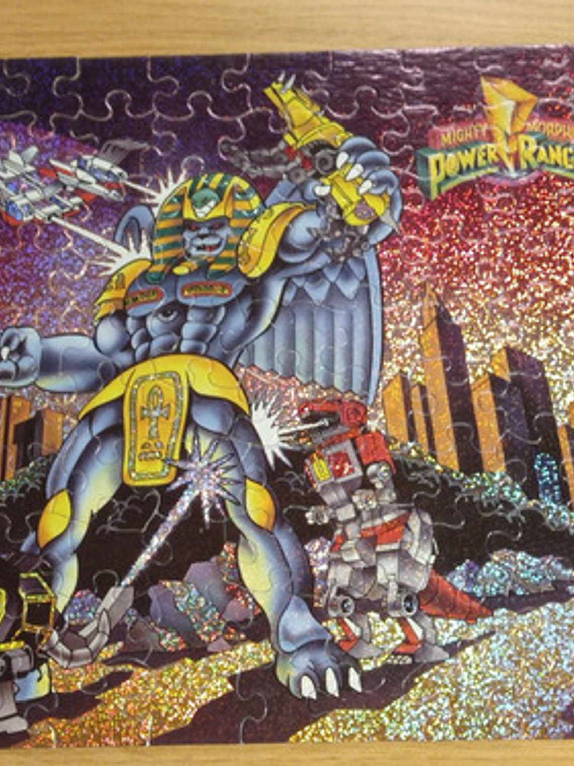 Puzzle Power Rangers 1994 King Sphinx 100 Pzs Completo Holog 2