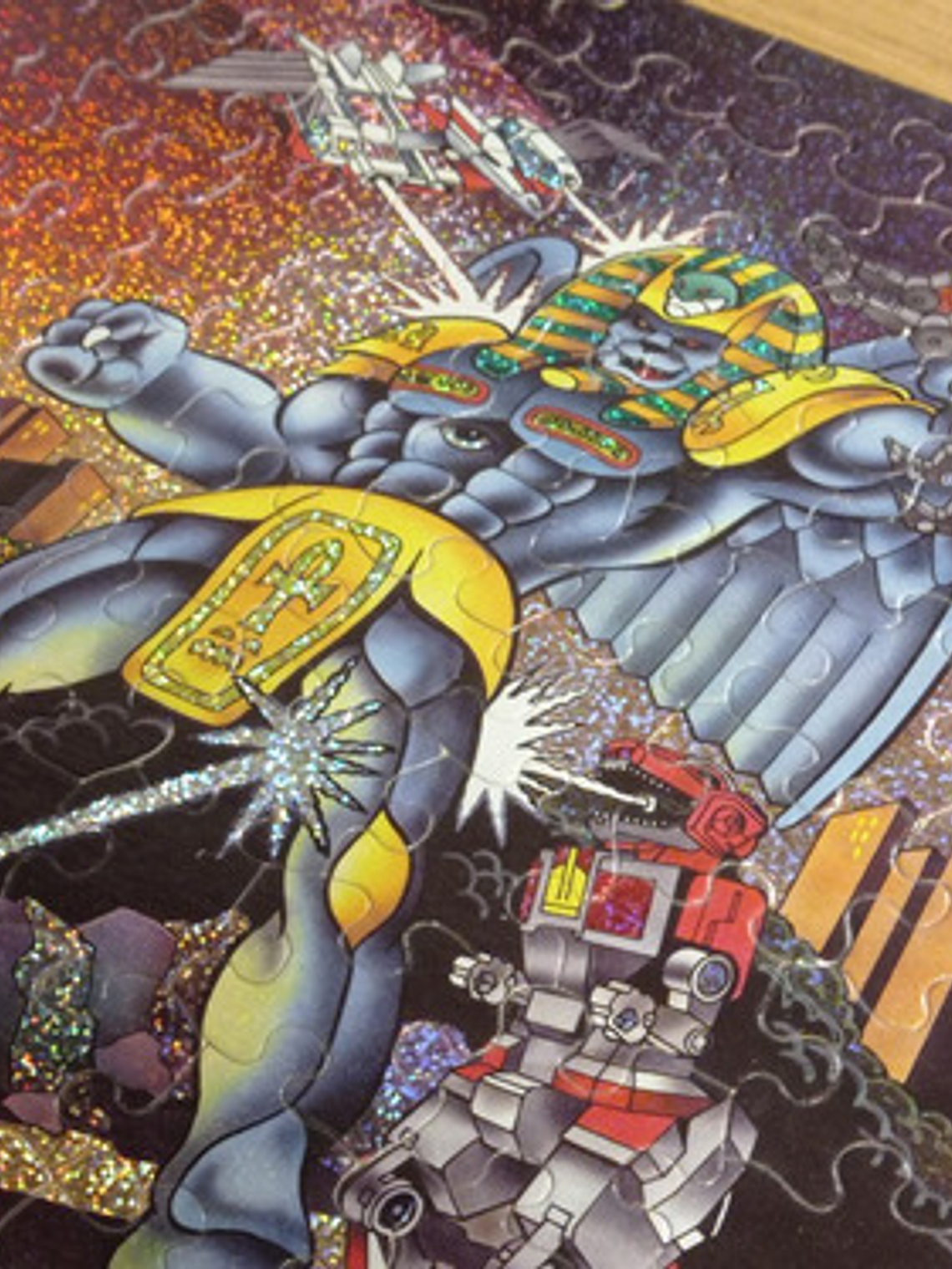 Puzzle Power Rangers 1994 King Sphinx 100 Pzs Completo Holog 3