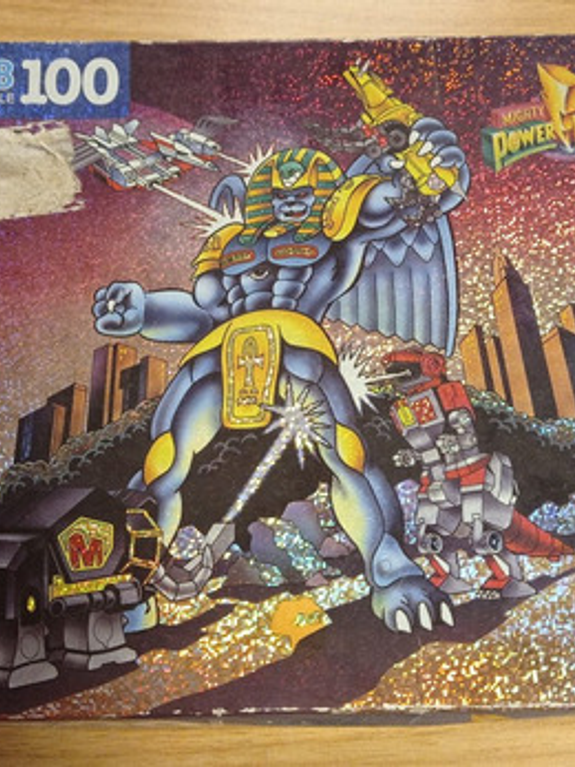 Puzzle Power Rangers 1994 King Sphinx 100 Pzs Completo Holog 8