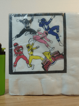 Power Rangers Pack Servilletas 1994 Cumpleaños