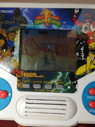Videojuego Power Rangers 1988 Tiger Electronics