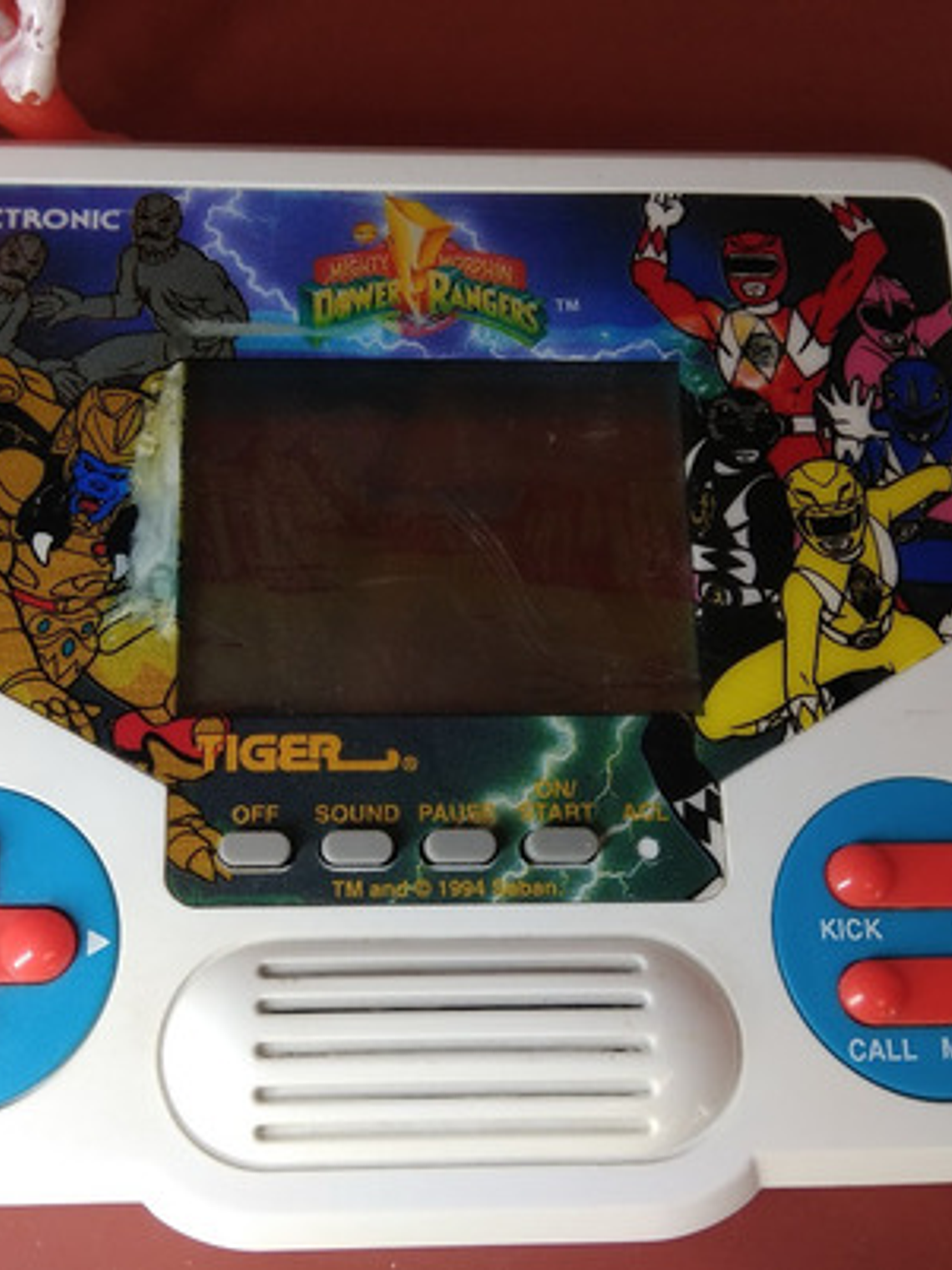 Videojuego Power Rangers 1988 Tiger Electronics 3