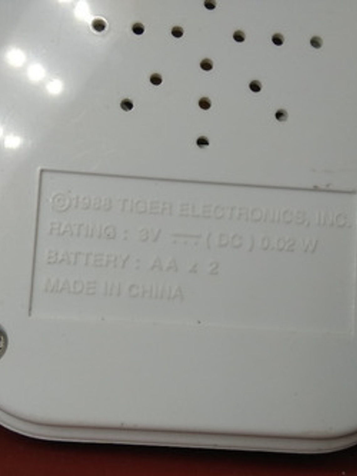 Videojuego Power Rangers 1988 Tiger Electronics 5