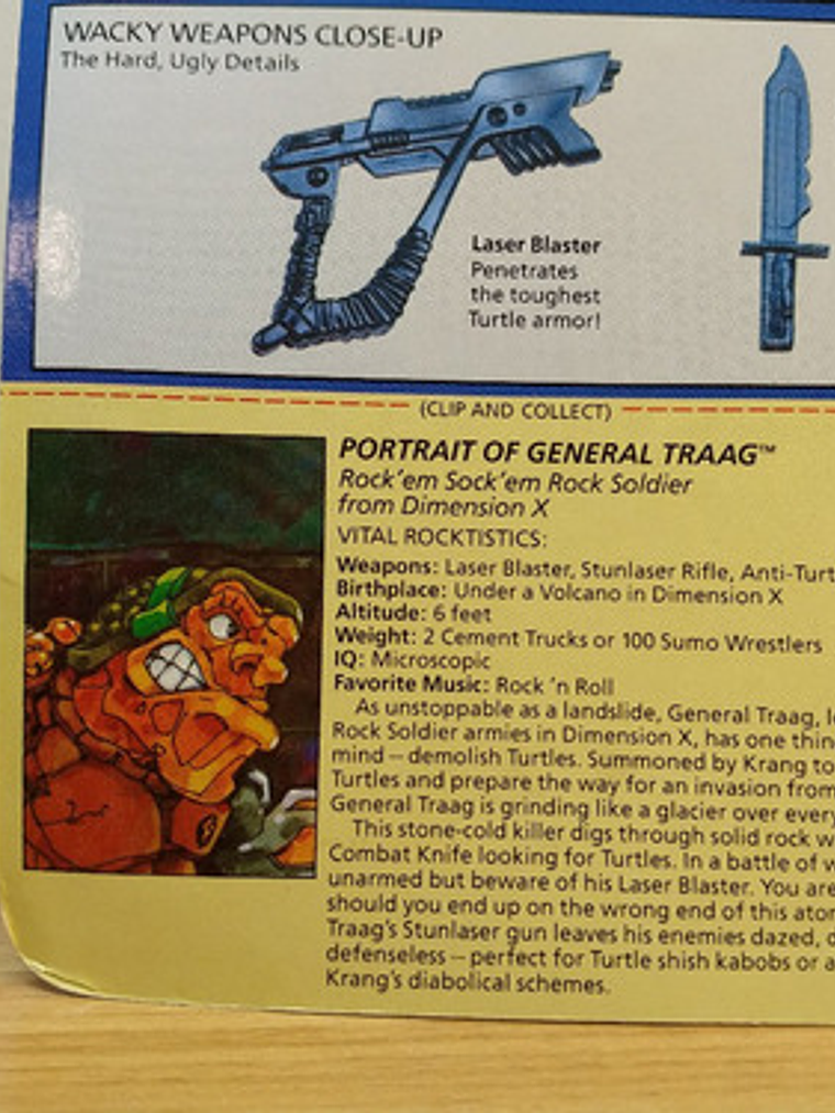General Traag 1989 Tmnt ! 90s Tortugas Ninja 9