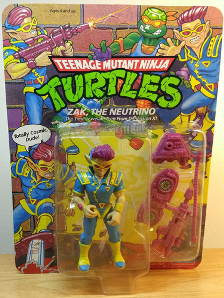 Zak The Neutrino 1991 Tmnt ! 90s Tortugas Ninja 1