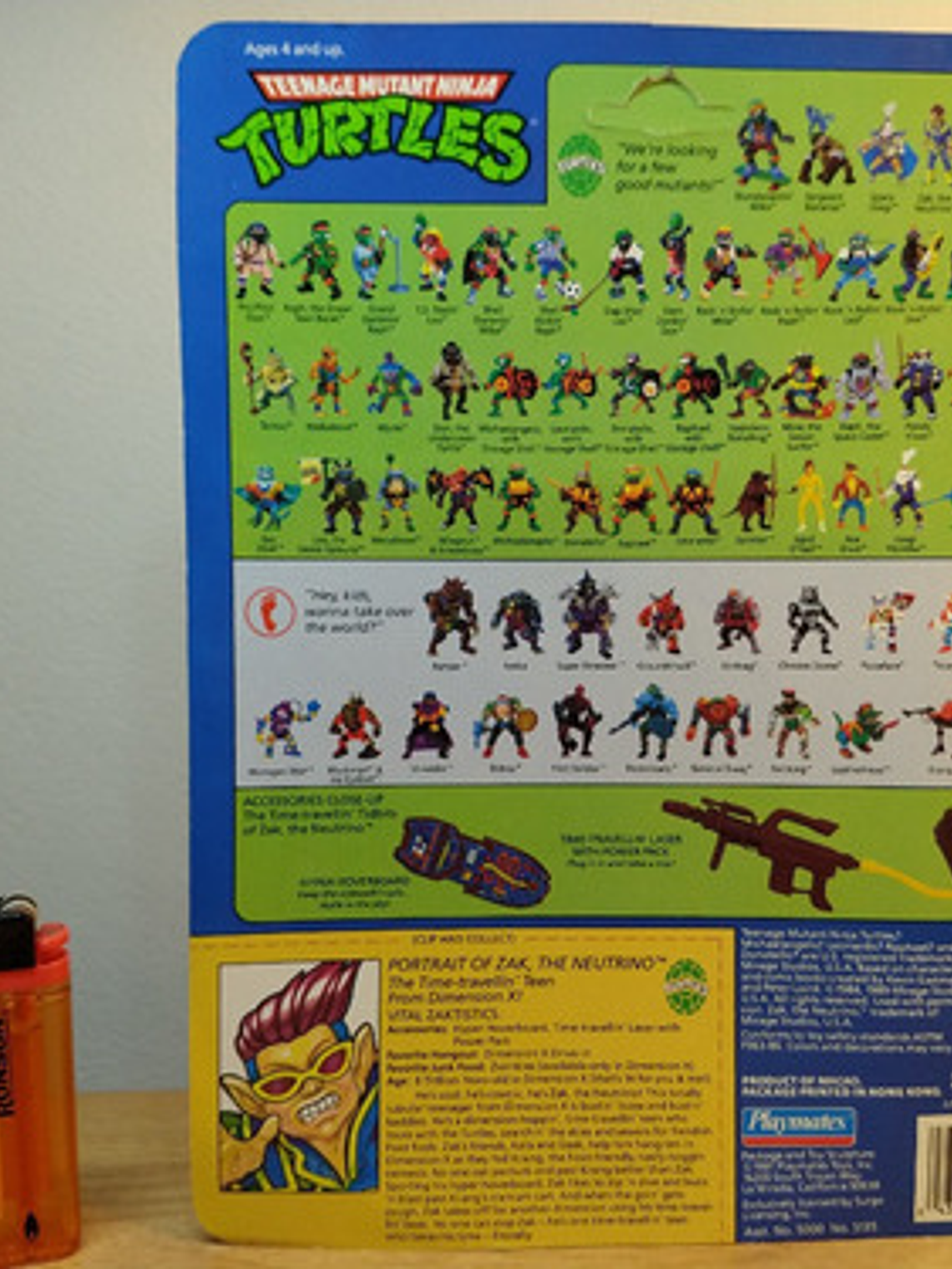 Zak The Neutrino 1991 Tmnt ! 90s Tortugas Ninja 7