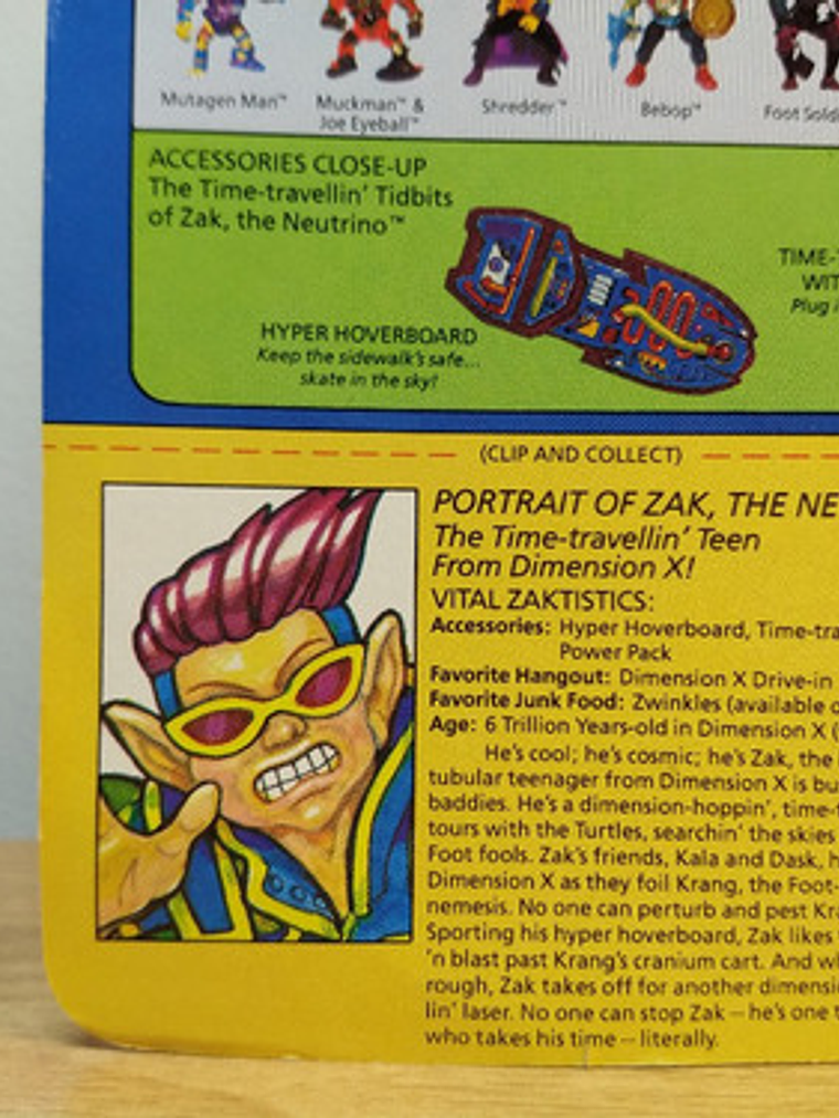 Zak The Neutrino 1991 Tmnt ! 90s Tortugas Ninja 9