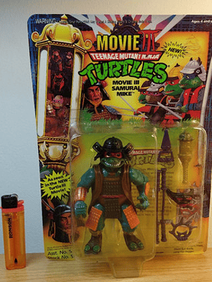 Movie Iii Samurai Mike 1992 Tmnt ! Michelangelo 90s Ninja