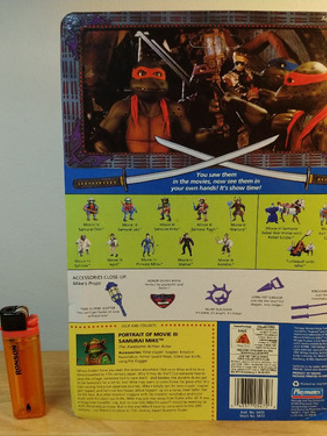 Movie Iii Samurai Mike 1992 Tmnt ! Michelangelo 90s Ninja 7
