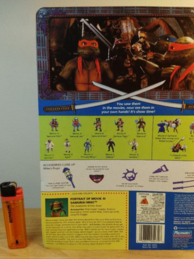 Movie Iii Samurai Mike 1992 Tmnt ! Michelangelo 90s Ninja 7