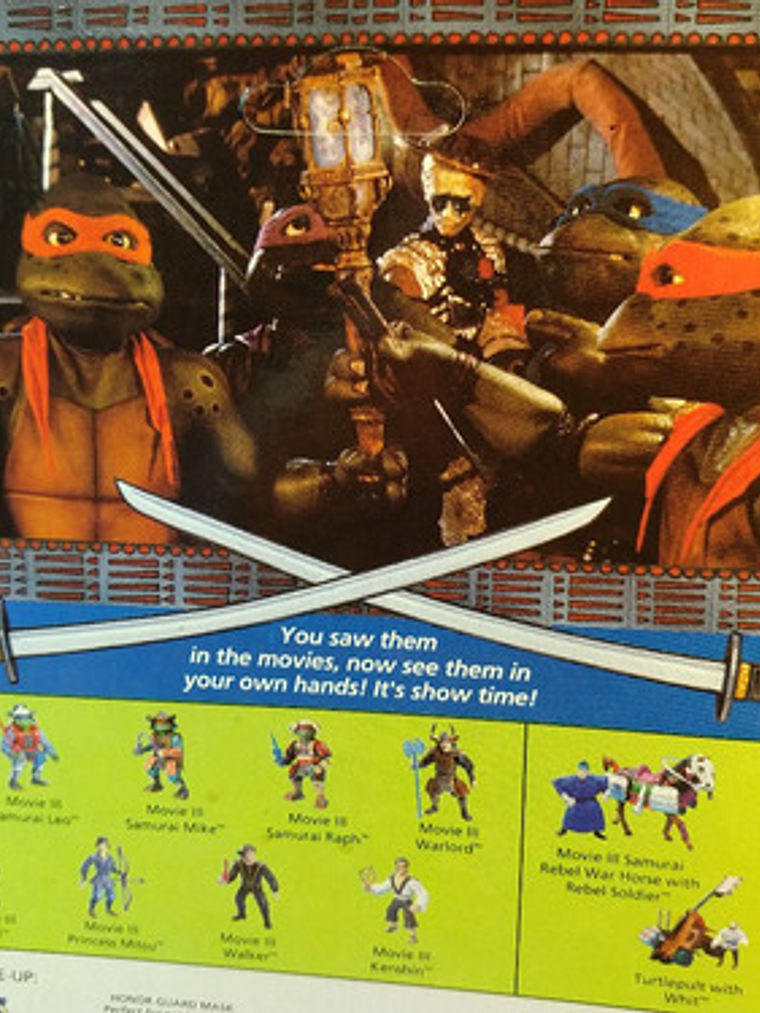 Movie Iii Samurai Mike 1992 Tmnt ! Michelangelo 90s Ninja 8