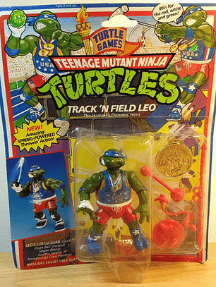 Track N' Field Leo 1992 Tmnt ! Turtle Games Tortugas Ninja