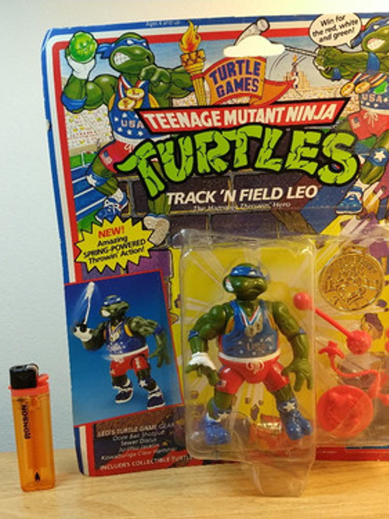 Track N' Field Leo 1992 Tmnt ! Turtle Games Tortugas Ninja 2