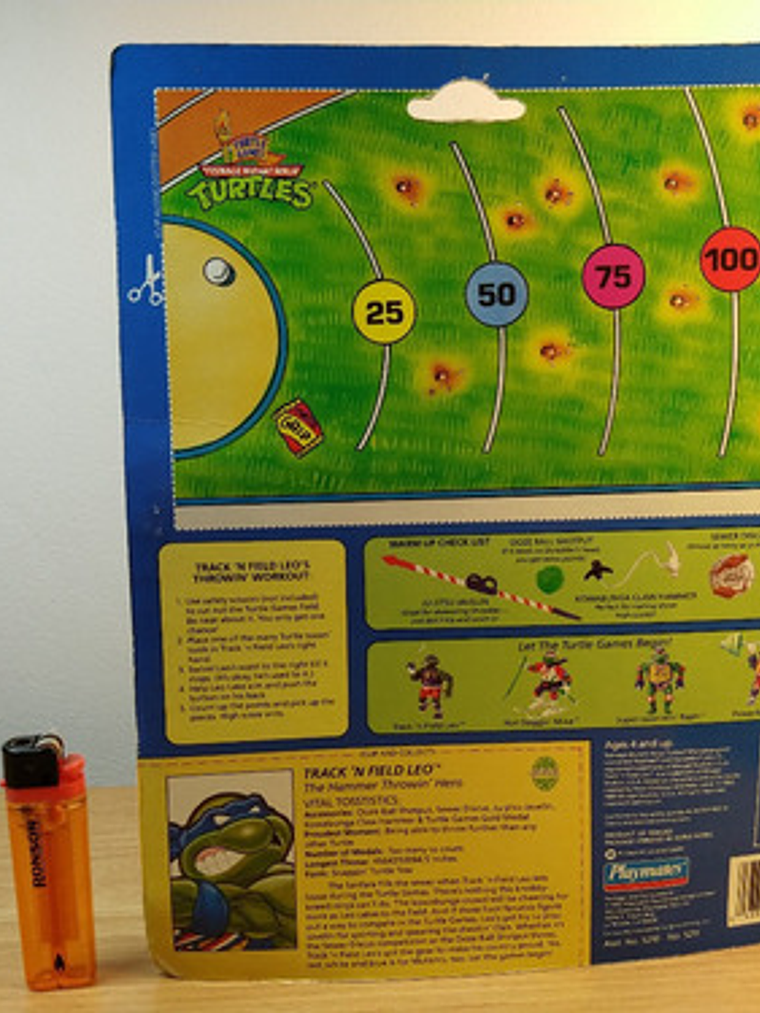 Track N' Field Leo 1992 Tmnt ! Turtle Games Tortugas Ninja 5