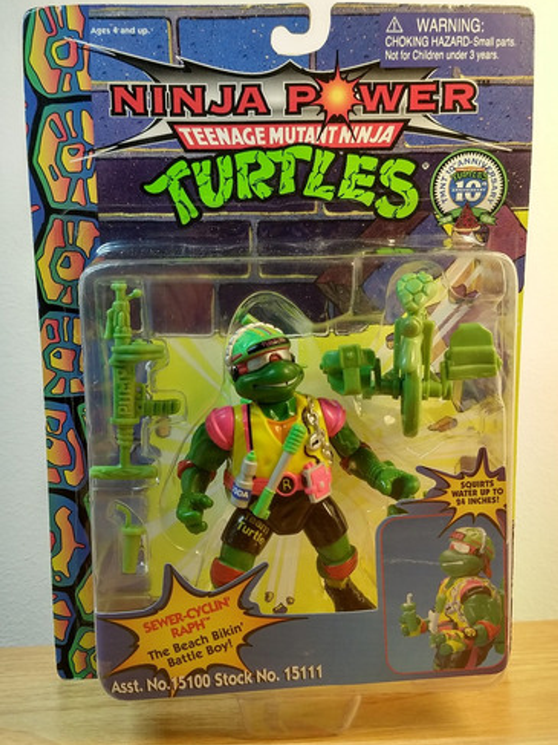 Sewer Cyclin Raph 1996 Tmnt ! Rafael Tortugas Ninja Power 1