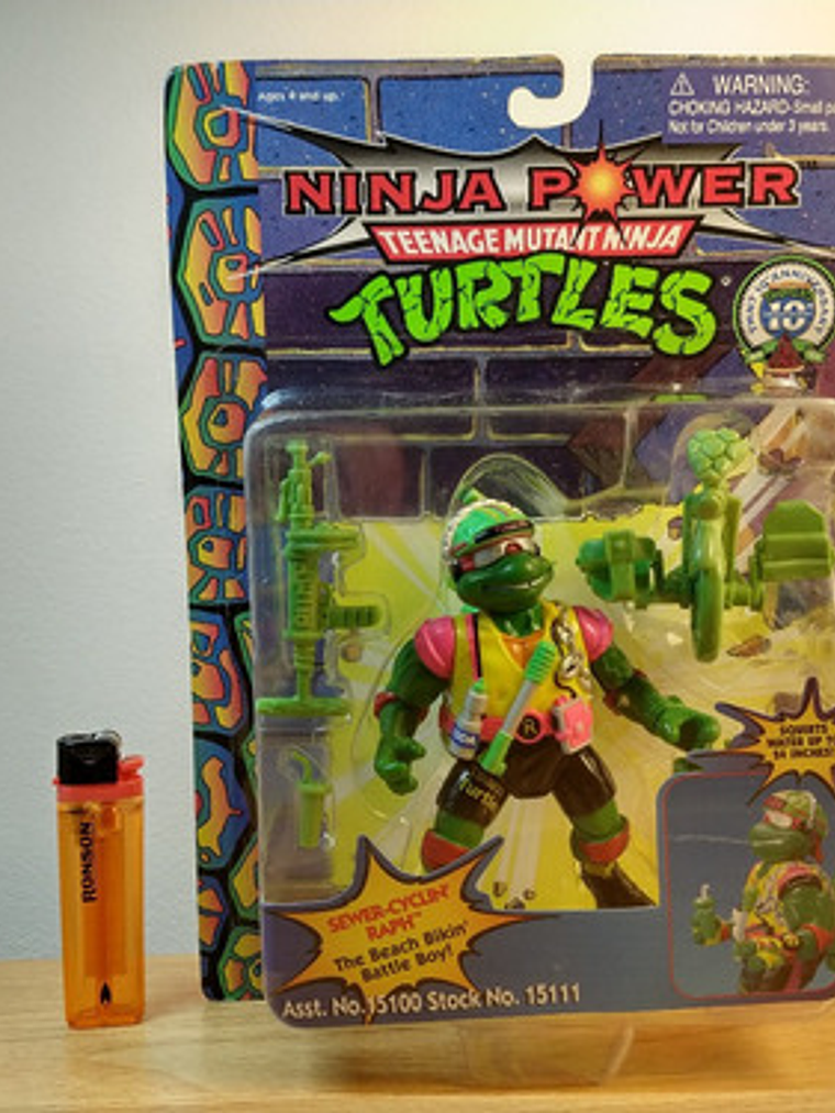 Sewer Cyclin Raph 1996 Tmnt ! Rafael Tortugas Ninja Power 2