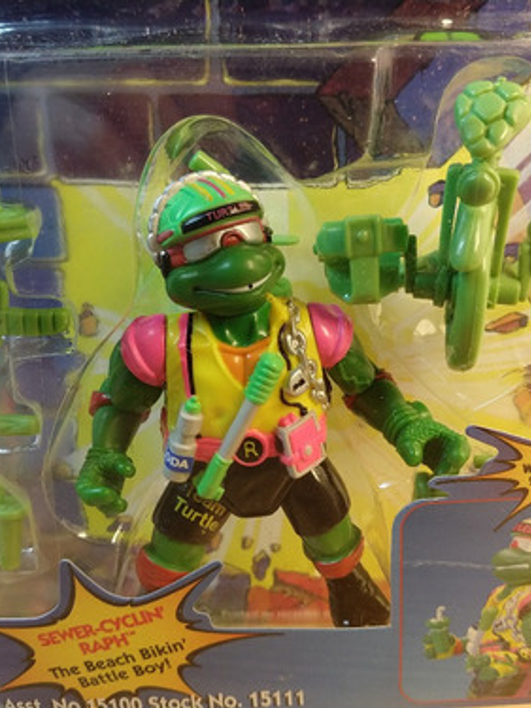 Sewer Cyclin Raph 1996 Tmnt ! Rafael Tortugas Ninja Power 4