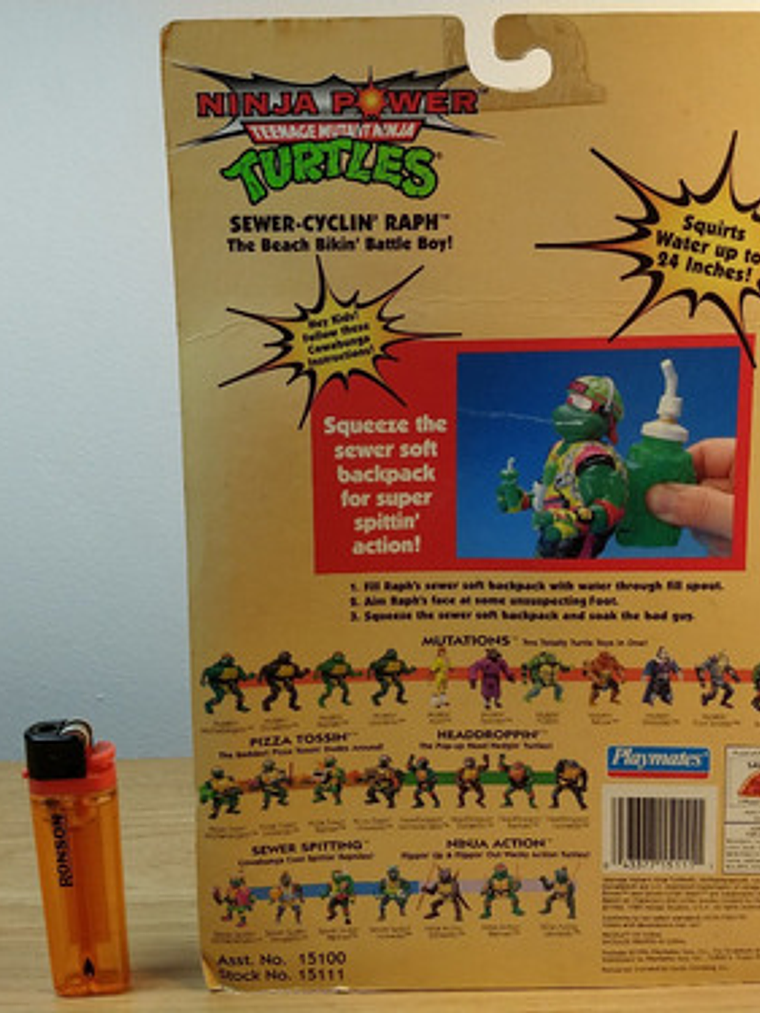 Sewer Cyclin Raph 1996 Tmnt ! Rafael Tortugas Ninja Power 6