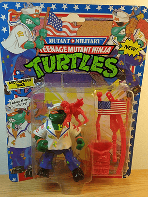 Midshipman Mike 1991 Tmnt ! 90s Michelangelo Mutant Military