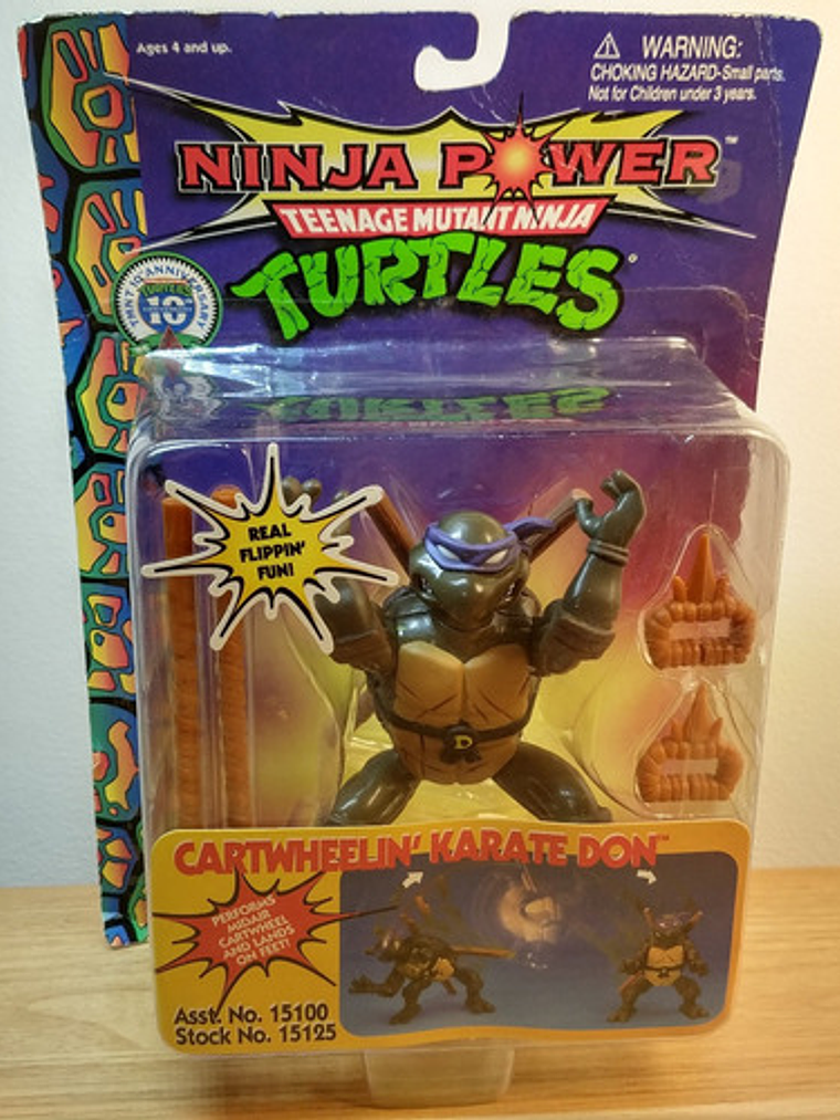 Cartwheelin Karate Don 1996 Tmnt ! Donatello 90s Ninja Power 1