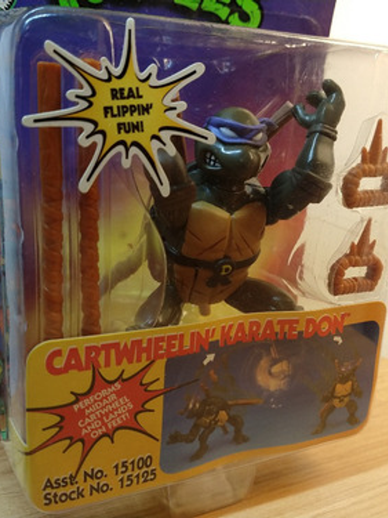 Cartwheelin Karate Don 1996 Tmnt ! Donatello 90s Ninja Power 4