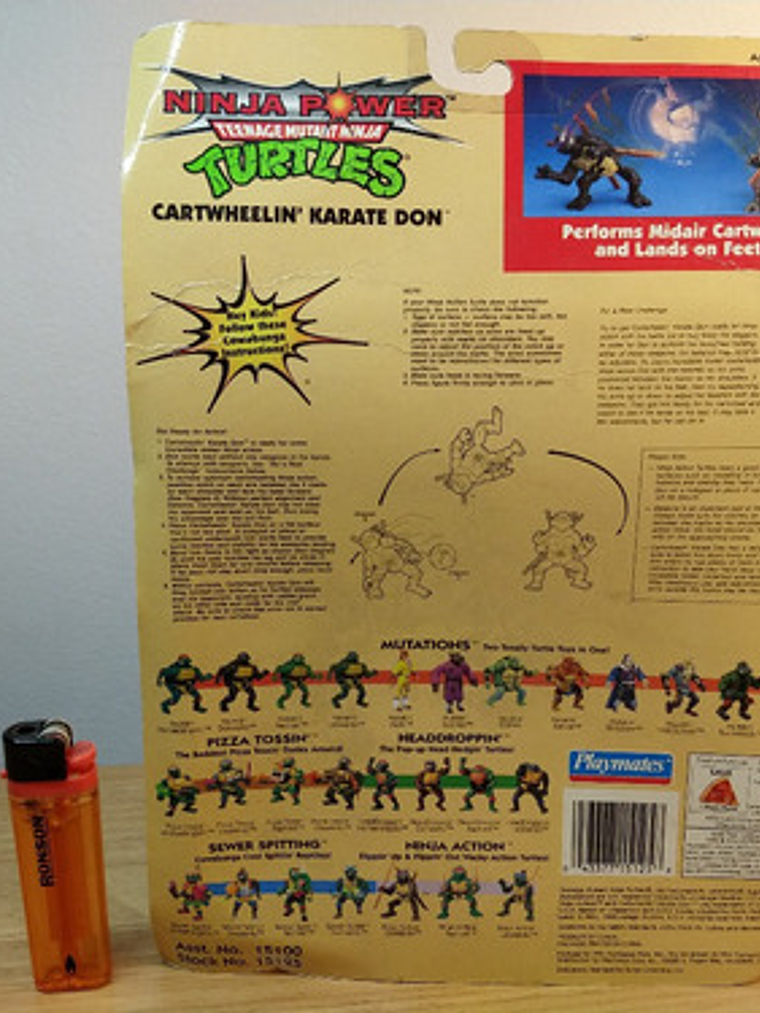 Cartwheelin Karate Don 1996 Tmnt ! Donatello 90s Ninja Power 8