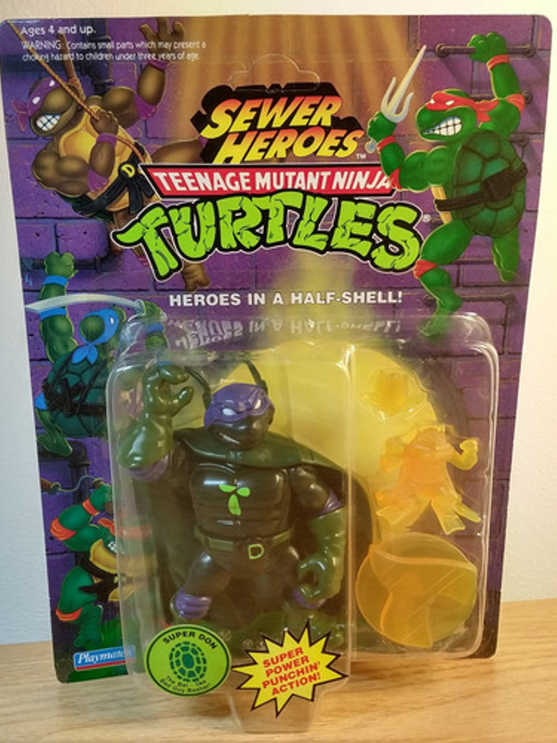 Super Don 1993 Tmnt ! Donatello Sewer Heroes 90s Ninja 1