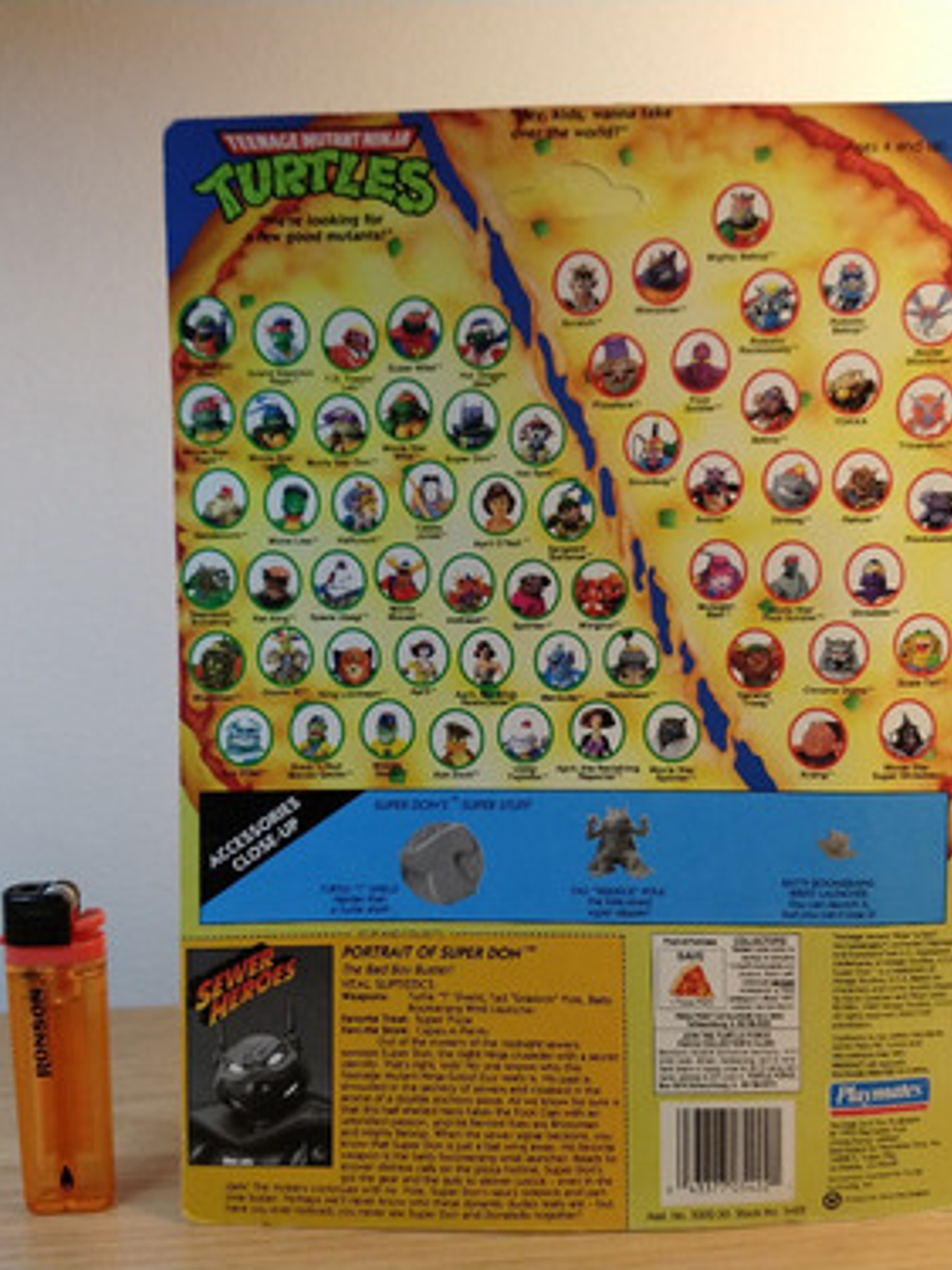 Super Don 1993 Tmnt ! Donatello Sewer Heroes 90s Ninja 6