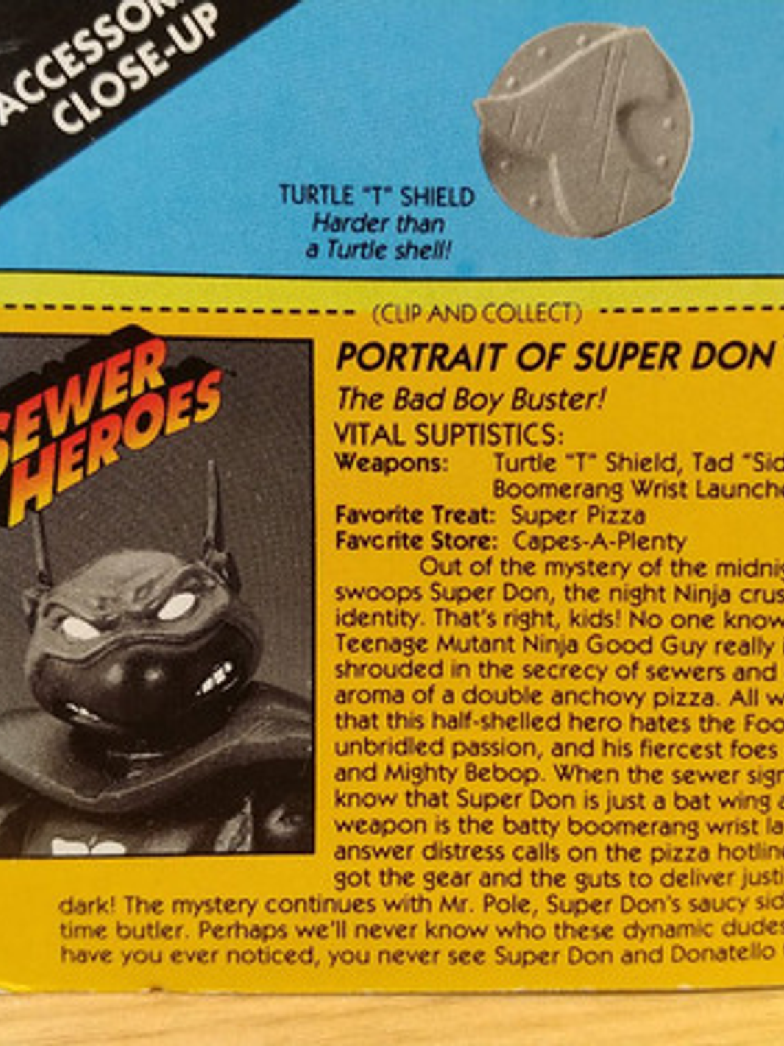 Super Don 1993 Tmnt ! Donatello Sewer Heroes 90s Ninja 7